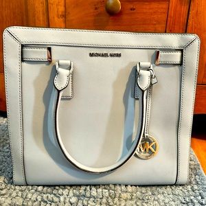Michael Kors Handbag in Pale Blue (Leather)